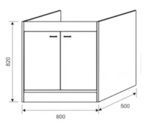 Masca Chiuveta Bucatarie Wenghe