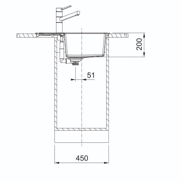 Chiuveta bucatarie FRANKE Tectonite S2D 611-62, 1 cuva, picurator reversibil, negru