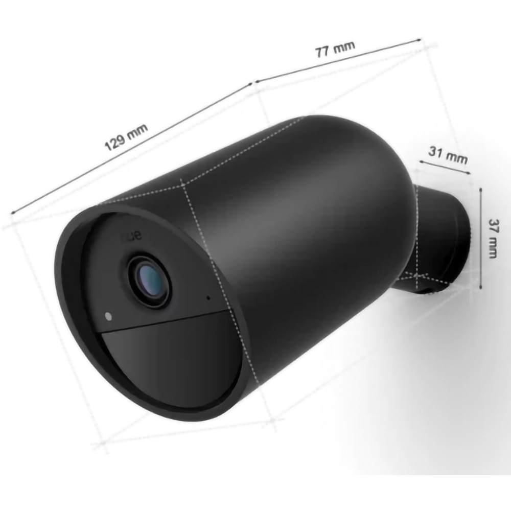 Camera IP Wireless exterior PHILIPS HUE Secure, Full HD 1080p, IR, Night vision, negru