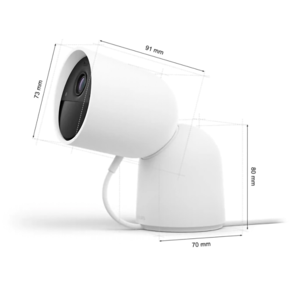 Camera IP Wireless interior PHILIPS HUE Secure, Full HD 1080p, IR, Night vision, alb