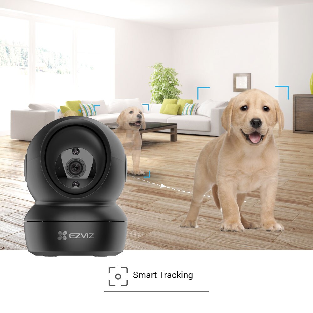 Camera IP Wireless EZVIZ C6N, 1080p, Full HD, Pan/Tilt 360 grade, IR10m, Night Vision, Motion Detection, negru