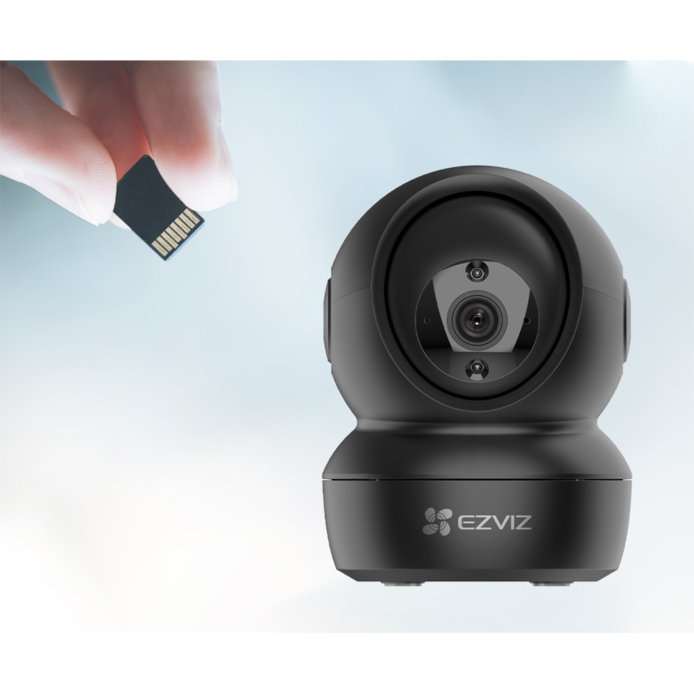 Camera IP Wireless EZVIZ C6N, 1080p, Full HD, Pan/Tilt 360 grade, IR10m, Night Vision, Motion Detection, negru