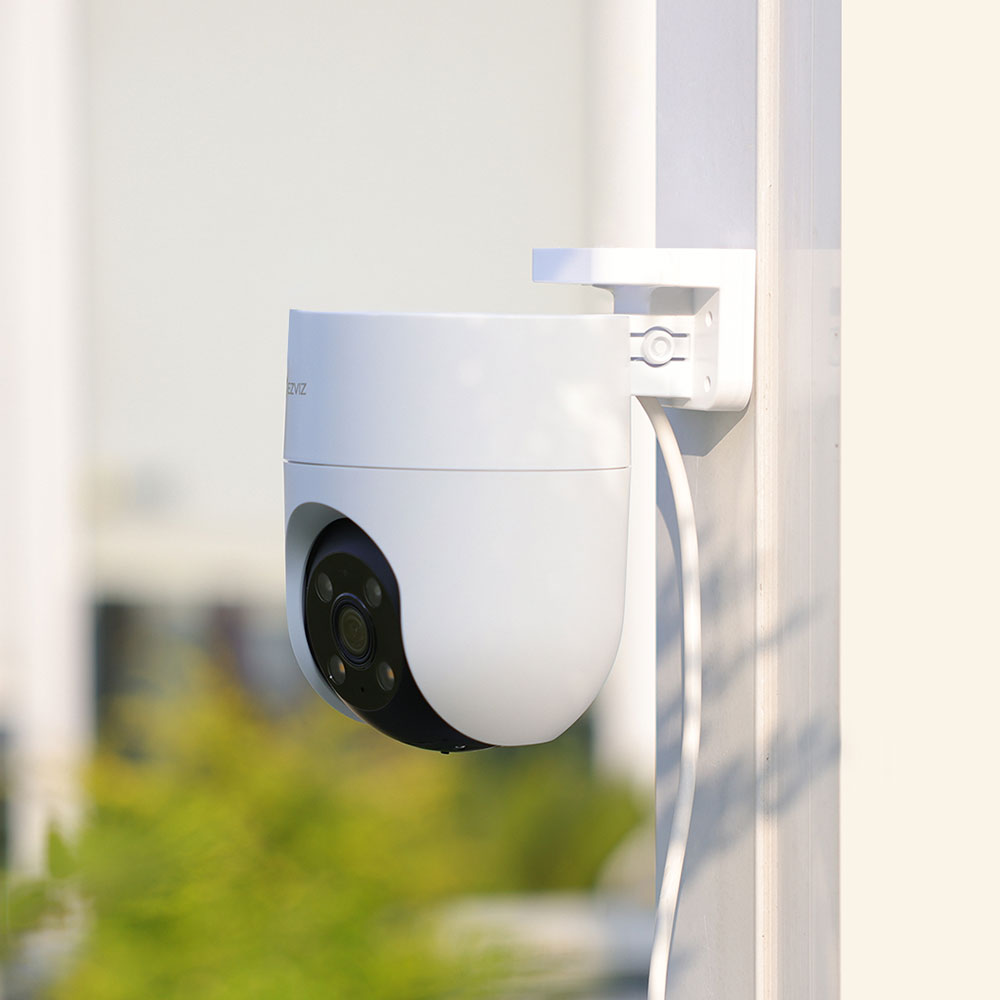 Camera IP Wireless EZVIZ H8C, Full HD, IR 30 metri, Motion Detection, Audio bidirectional, alb