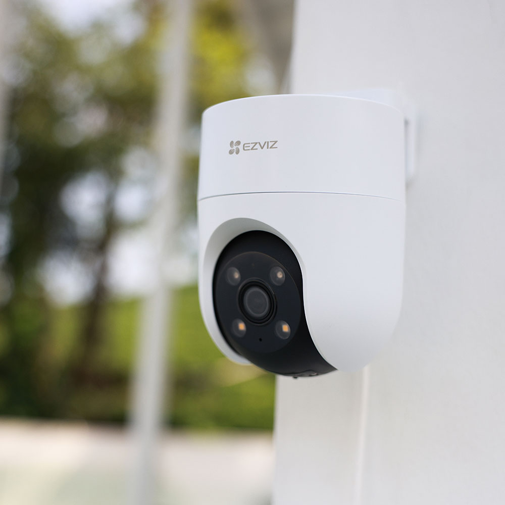 Camera IP Wireless EZVIZ H8C, Full HD, IR 30 metri, Motion Detection, Audio bidirectional, alb