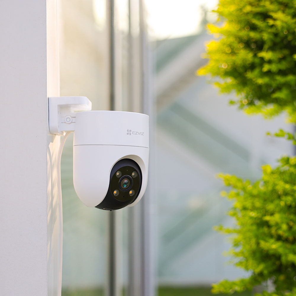 Camera IP Wireless EZVIZ H8C, Full HD, IR 30 metri, Motion Detection, Audio bidirectional, alb