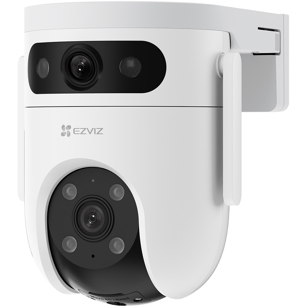 Camera IP Wireless EZVIZ H9c Dual, 3K, 5+5MP, IR, Auto Tracking, Motion Detection, alb