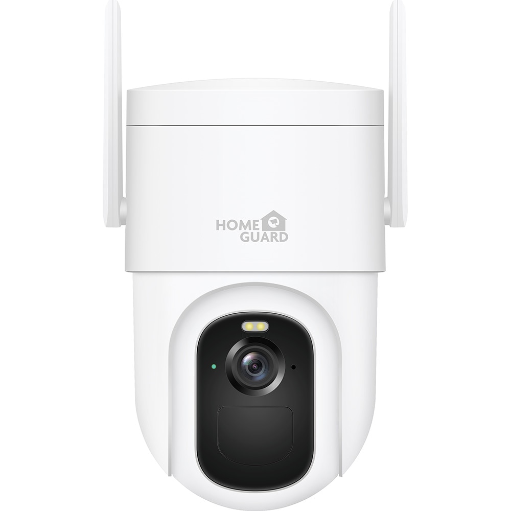 Camera IP Wireless exterior HOMEGUARD HGWBC-358S, 3Mp, 2K, IR, Night Vision, Acumulator 9Ah, Panou solar, alb