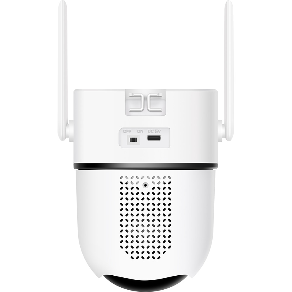 Camera IP Wireless exterior HOMEGUARD HGWBC-359, 3Mp, 2K, IR, Night Vision, Acumulator 5Ah, Panou solar, alb