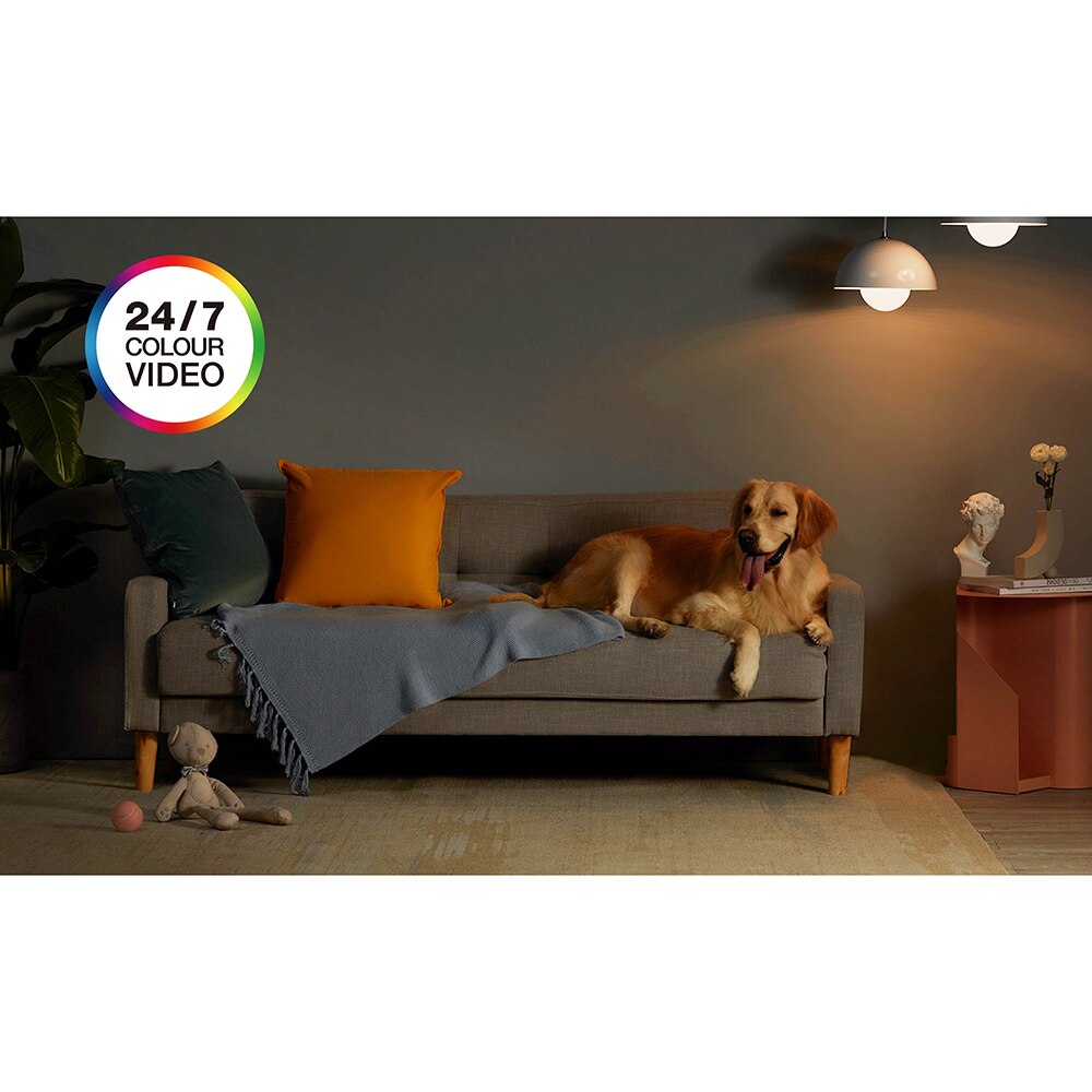 Camera interior duala HOMEGUARD HGWIP222, 4Mp+4Mp, 2K, IR, alb