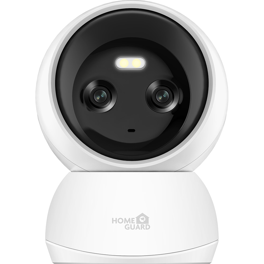Camera interior duala HOMEGUARD HGWIP222, 4Mp+4Mp, 2K, IR, alb