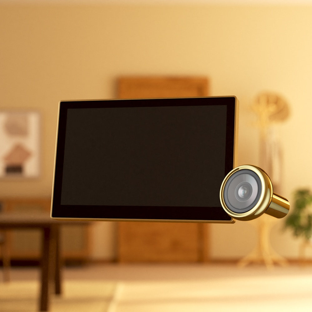 Vizor wireless EZVIZ HP2, 1080p, 2.200 mAh, Vedere cu unghi larg de 146, Ecran 4.3 inch, auriu