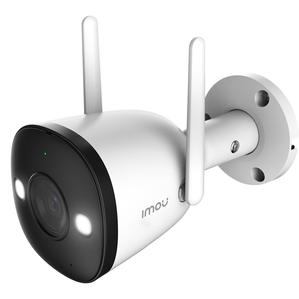 Camera IP Wireless exterior IMOU Bullet 2E, SFHD 1296p, IR, Night Vision, Alb