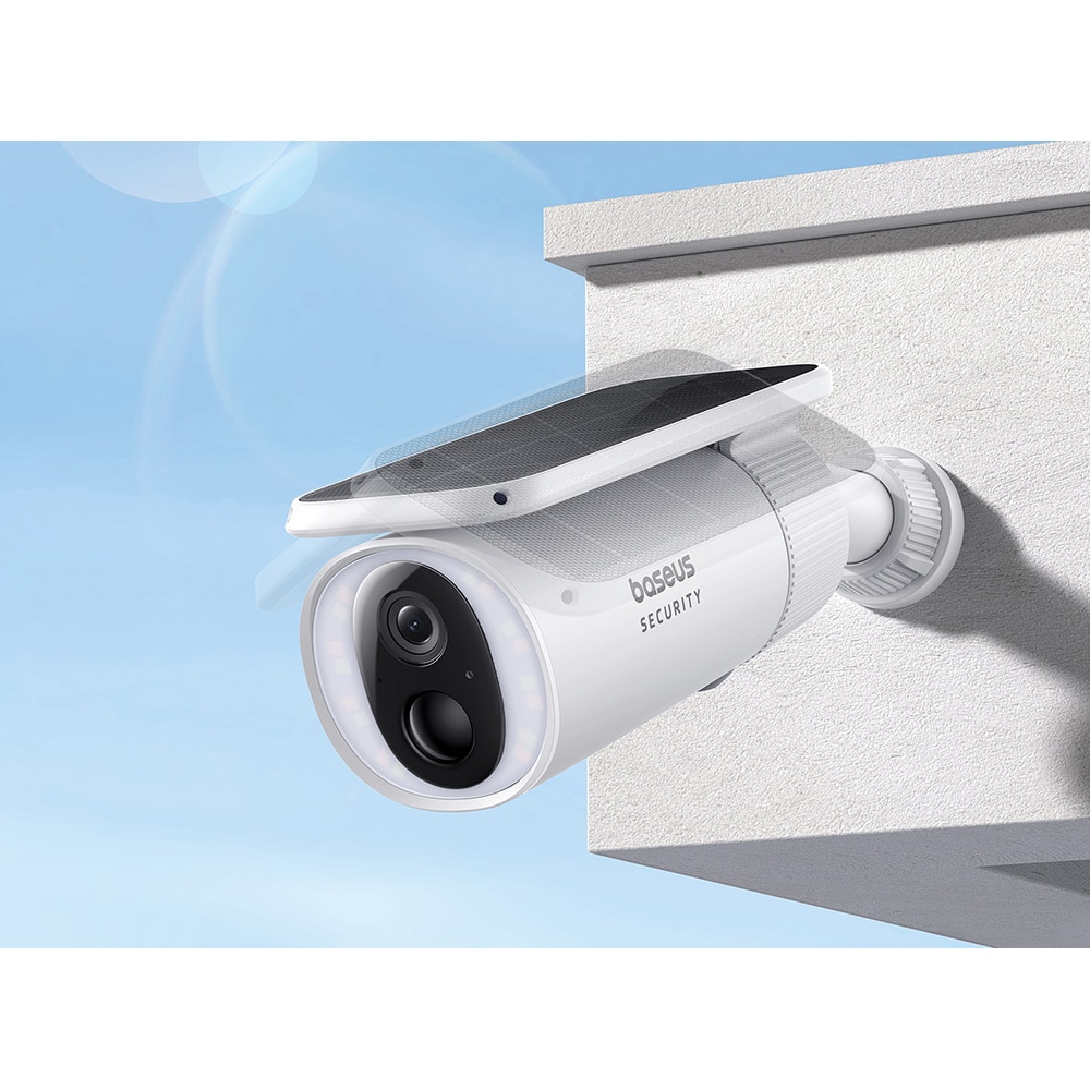 Camera IP Wireless BASEUS S1, 2K, 1296 p, IR, Night Vision, alb