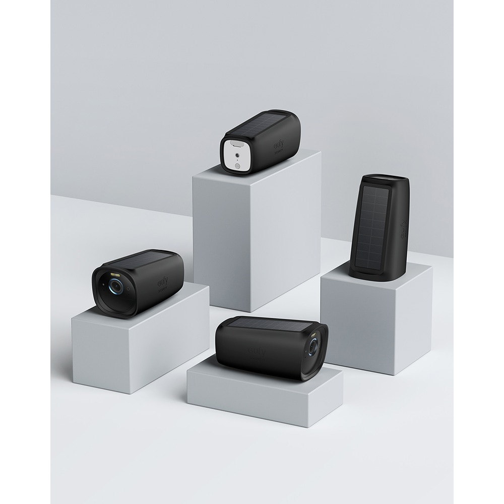 Set 2 huse silicon EUFYCAM, compatibil EUFY 3/3 Pro, negru