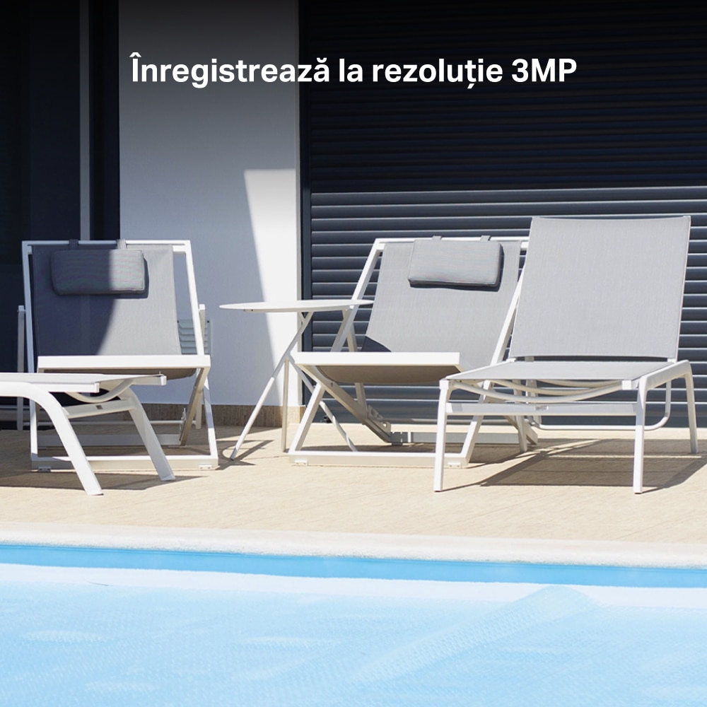 Camera IP Wireless exterior TP-LINK Tapo TC65, 3MP, SFHD 1296p, IR, Night Vision, alb