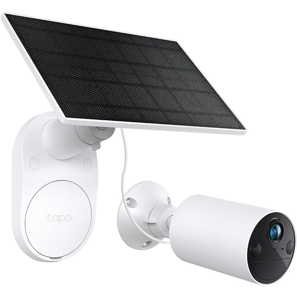 Kit camera IP Wireless exterior TP-LINK Tapo TC82, 3MP, 1296 p, IP65, IR, Night Vision, alb