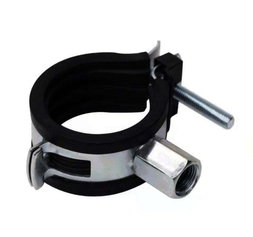 Brida fixare rapida, 38 - 43 mm, otel, 10 buc, negru