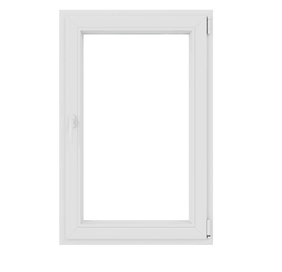 Fereastra termopan PVC, Alb, camere, 76 x 116 cm, Dreapta, Simpla deschidere