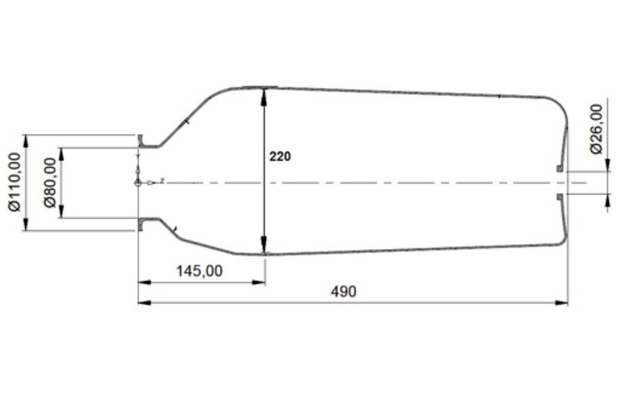 Membrana rezervor si vas expansiune hidrofor EPDM, 80L  Aquatehnica