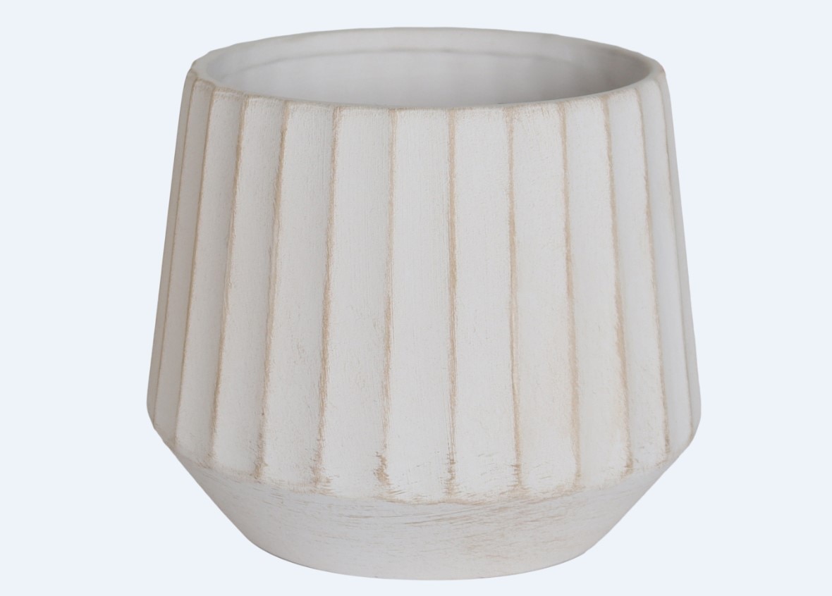 Ghiveci din Teracota, Bej, 16 cm Verve