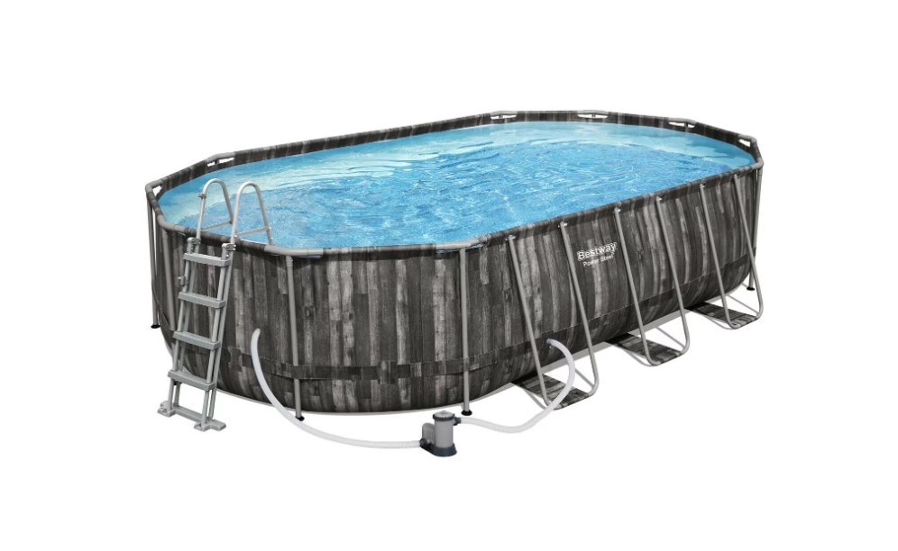 Piscina BESTWAY Power Steel, ovala, 610 x 366 x 122 cm, 20241l