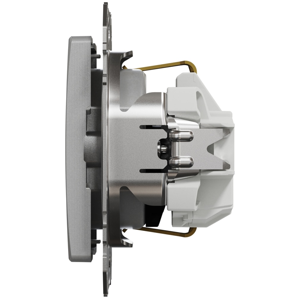 Priza SCHNEIDER Sedna Design SDD113021, IP20, Obturatoare, aluminiu