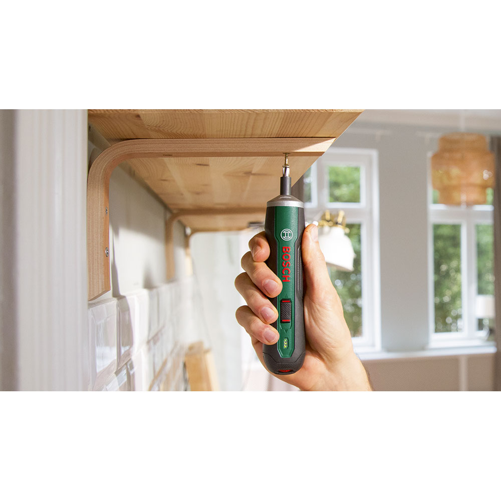 Surubelnita electrica BOSCH Pushdrive, 5 Nm, mandrina HEX, 1.5 Ah, verde