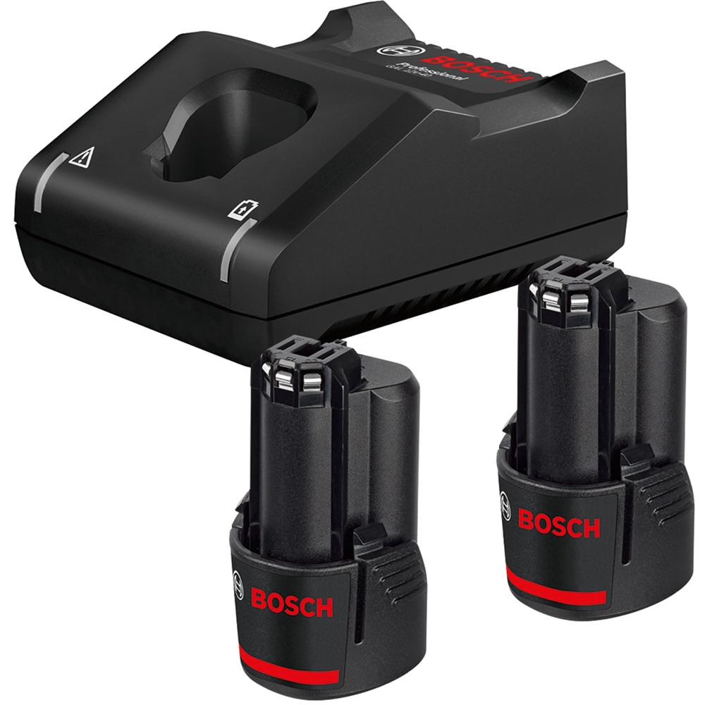 Set incarcator si acumulatori pentru scule electrice BOSCH PROFESSIONAL GBA 1600A019R8, 12V, 2.0Ah, Li Ion