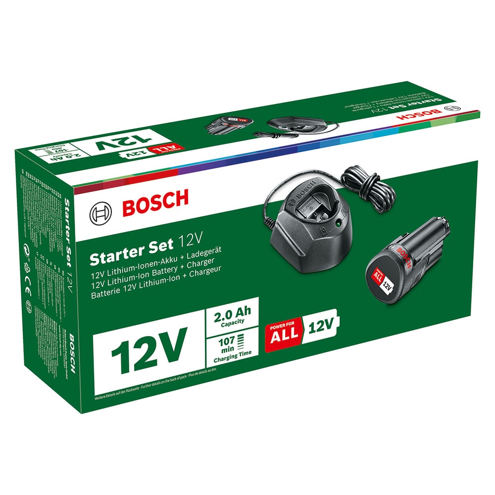 Starter kit BOSCH 1600A01L3D, Li-Ion 1.5Ah, 12V