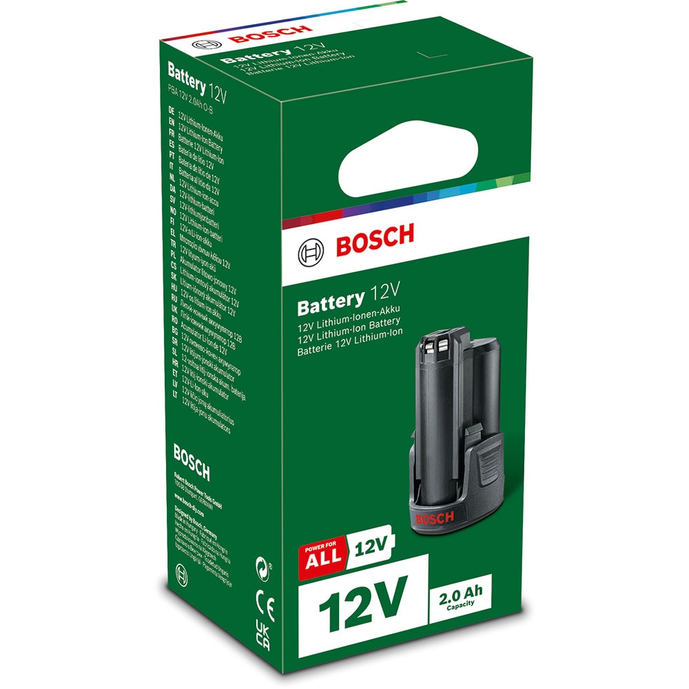 Acumulator BOSCH PBA 12V, Li-Ion 2.0 Ah O-B