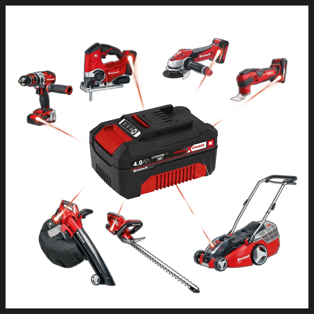 Set incarcator si acumulator pentru scule electrice EINHELL 4512042, 18V, 4Ah, Li-Ion