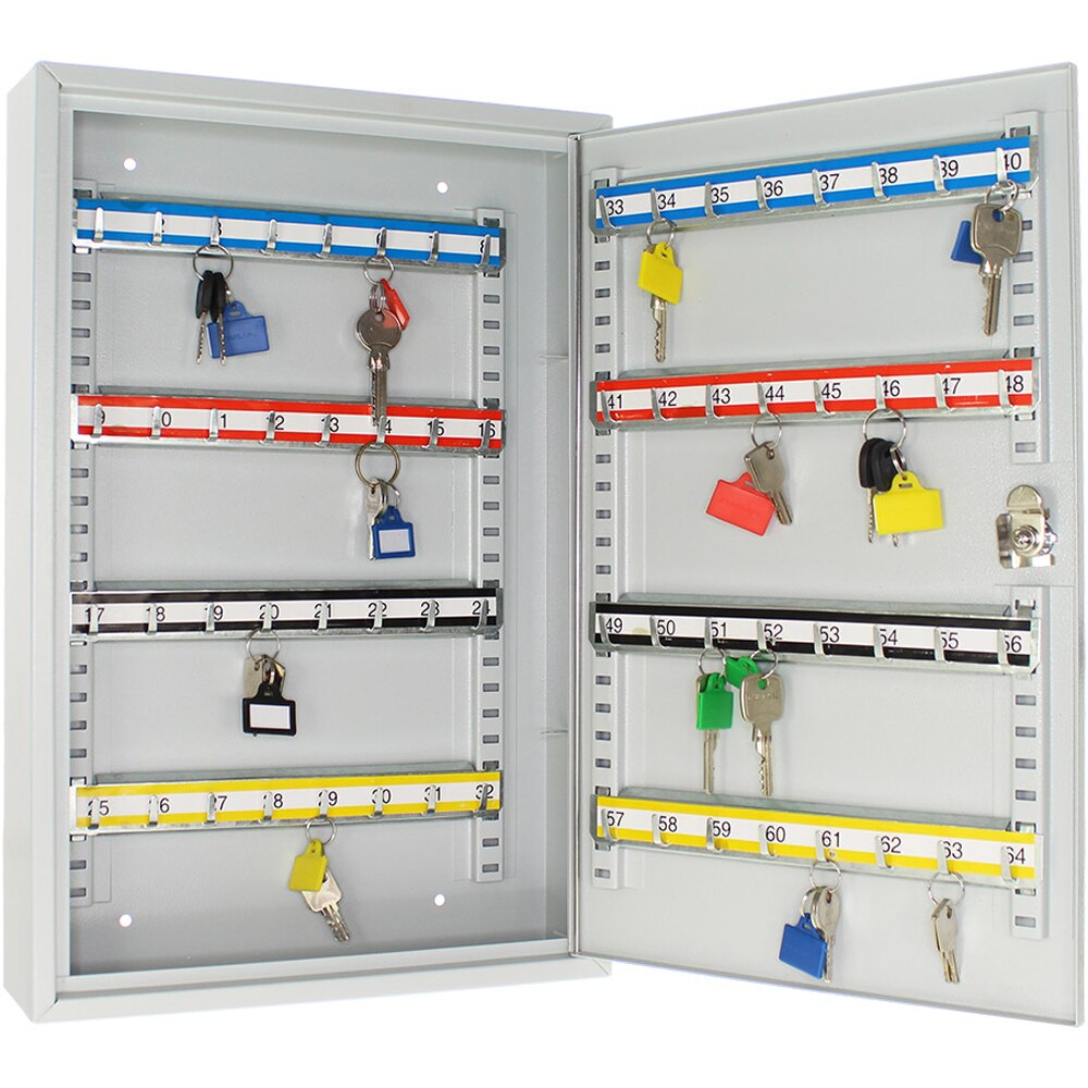 Caseta chei ROTTNER S 64, Inchidere cheie, 80 x 300 x 450 mm, gri deschis