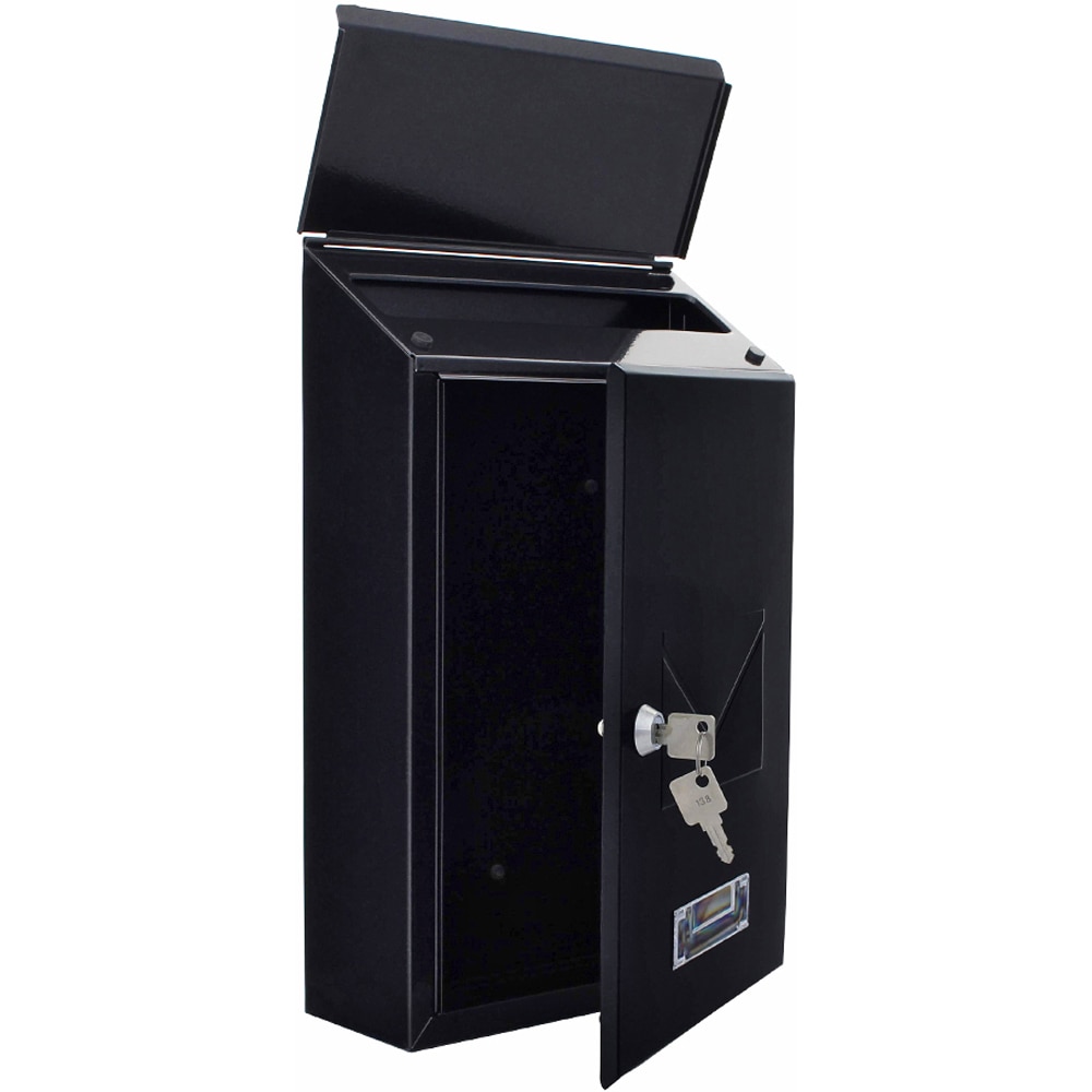 Cutie postala ROTTNER Pisa, Inchidere cheie, 95 x 235 x 360 mm, antracit