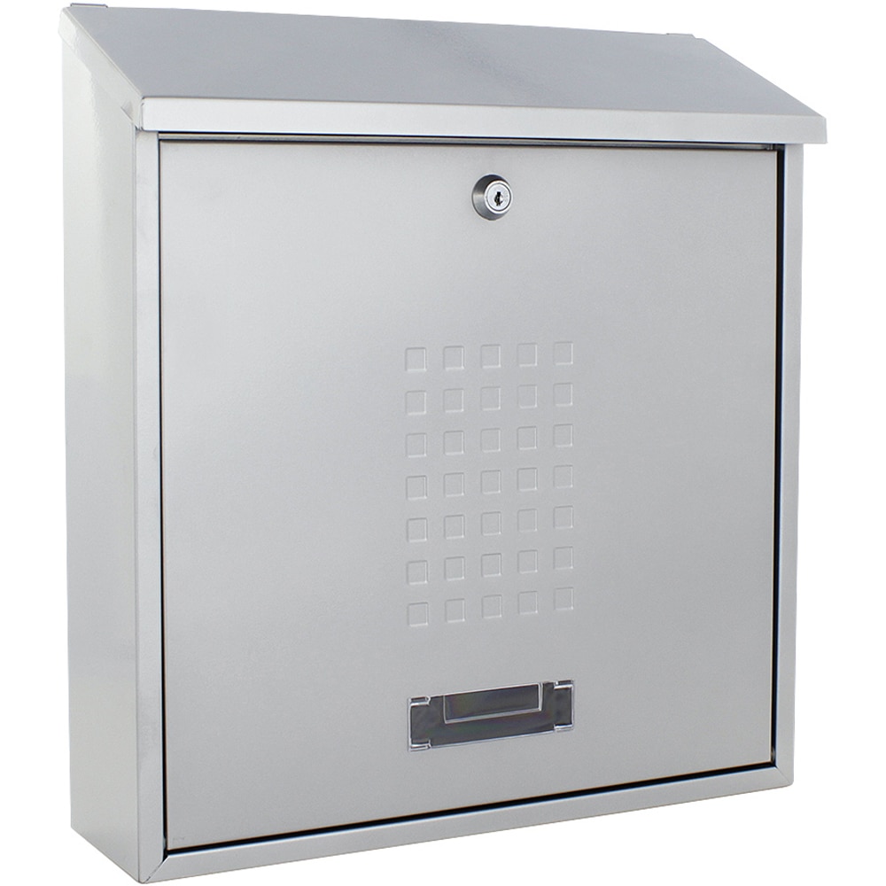 Cutie postala ROTTNER Bolzano, Inchidere cheie, 115 x 365 x 400 mm, argintiu