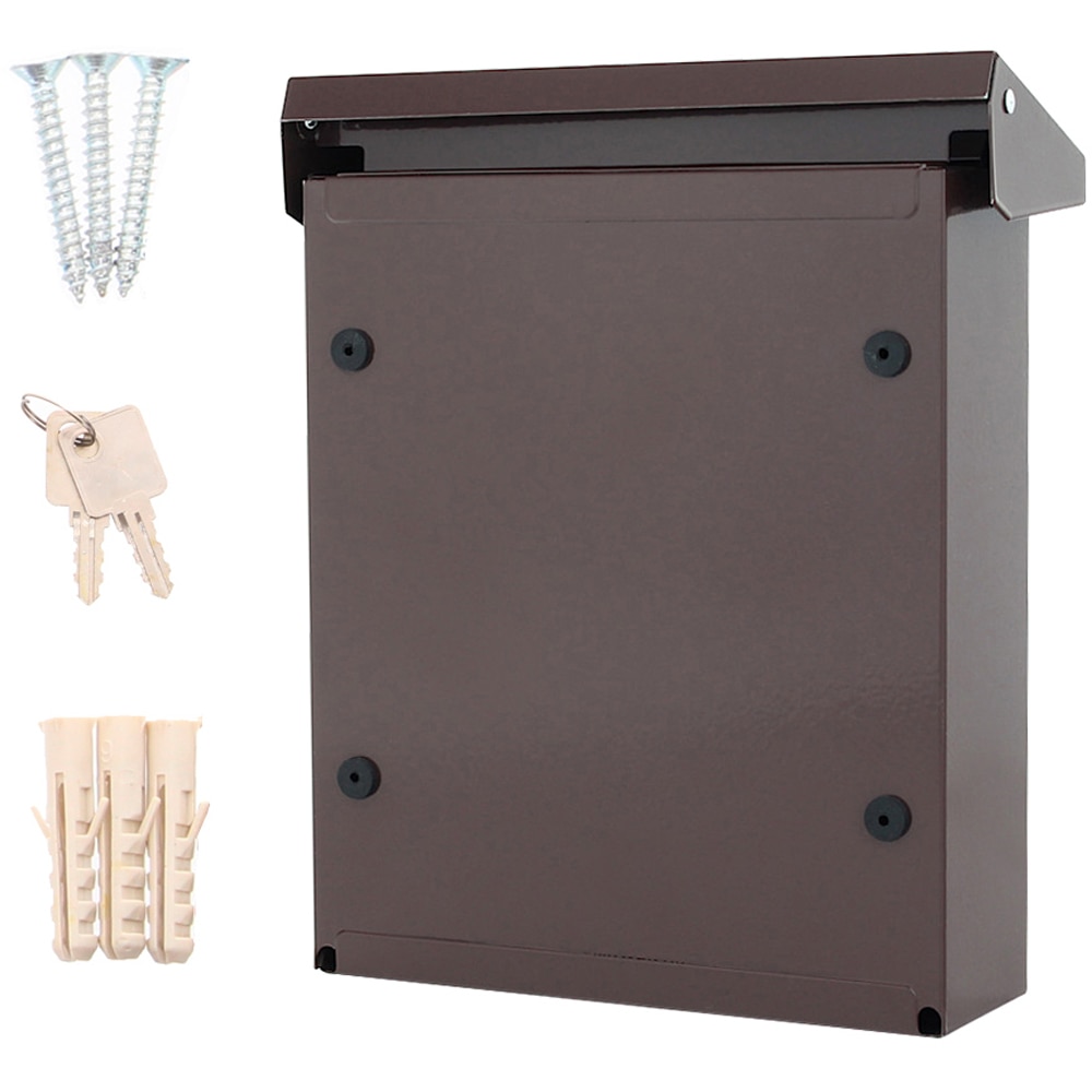 Cutie postala ROTTNER Cesena, Inchidere cheie, 70 x 210 x 250 mm, maro