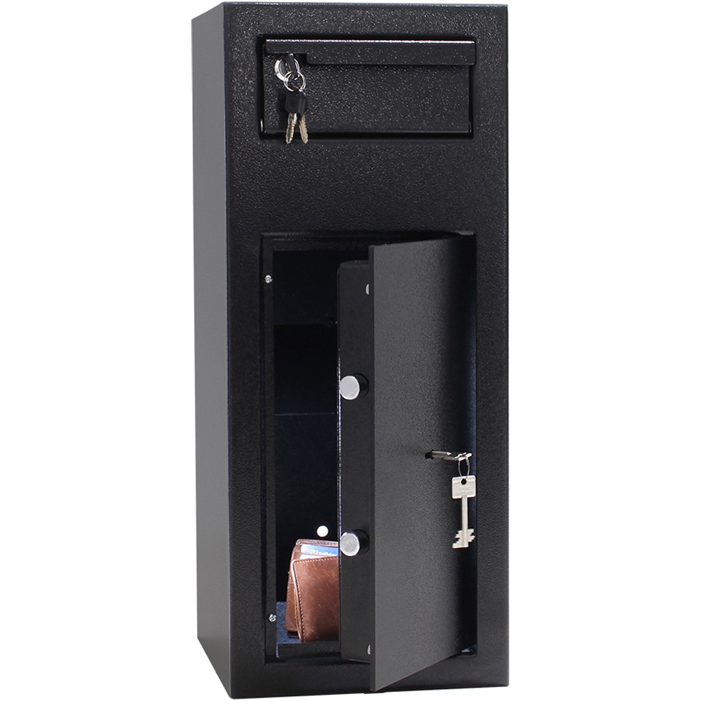 Seif ROTTNER Cashmatic, Inchidere cheie, 260 x 251 x 600 mm, negru