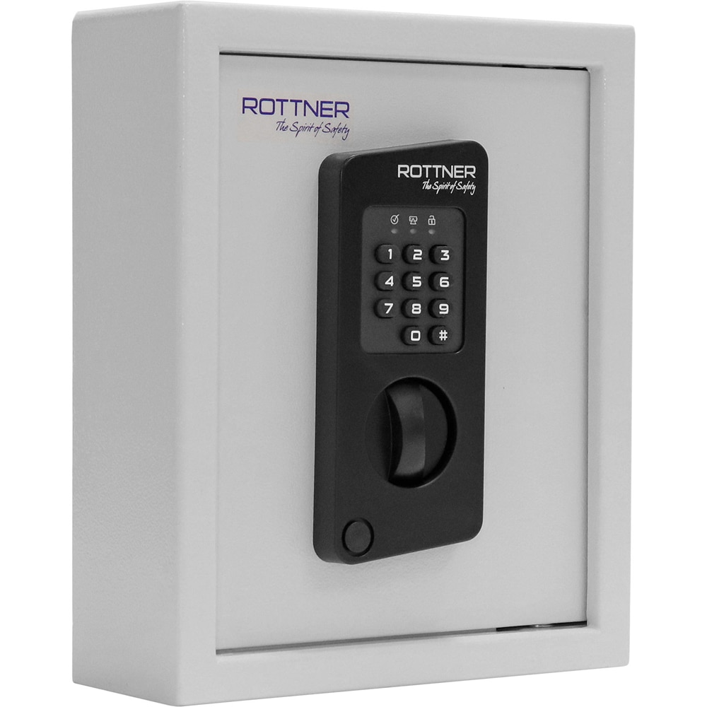 Caseta chei ROTTNER Keytronic 20, Inchidere electronica, 110 x 245 x 300 mm, alb