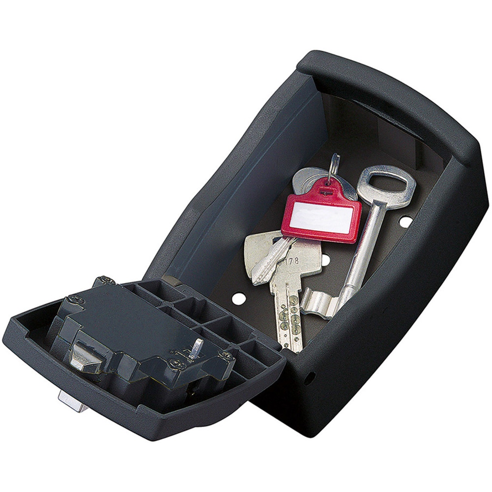 Caseta chei ROTTNER Protect, Inchidere cifru, 60 x 90 x 130 mm, antracit