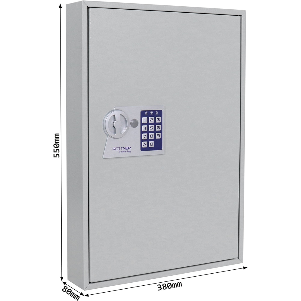 Caseta chei ROTTNER S 100, Inchidere electronica, 80 x 380 x 550 mm, alb