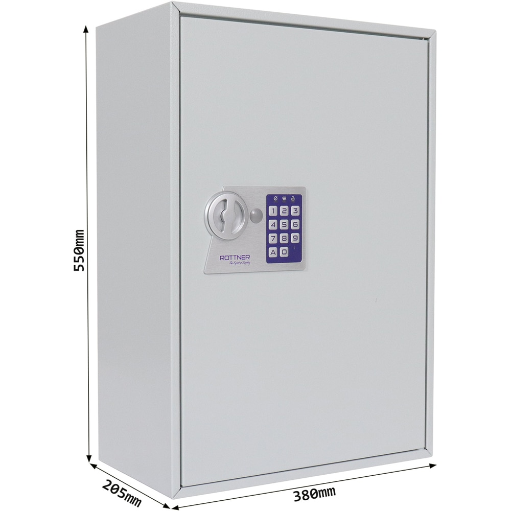 Caseta chei ROTTNER S 300, Inchidere electronica, 205 x 380 x 550 mm, alb