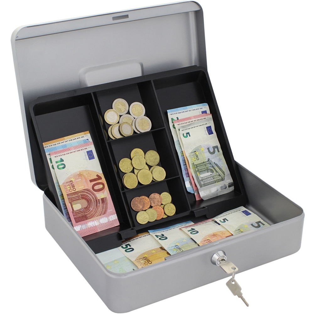 Caseta de valori ROTTNER Star Cash 4, Inchidere cheie, 245 x 90 x 300 mm, auriu