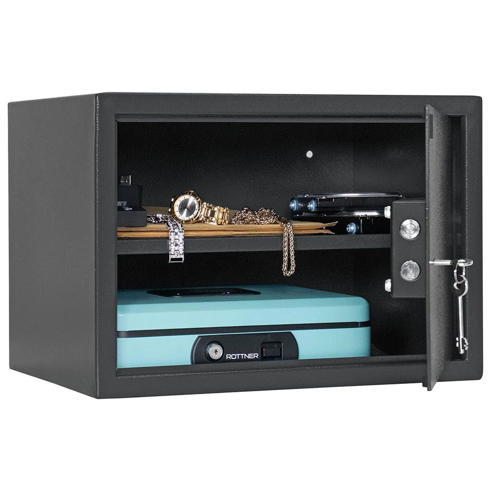 Seif mobila ROTTNER Jupiter 4, inchidere cheie, 300 x 430 x 320mm, antracit