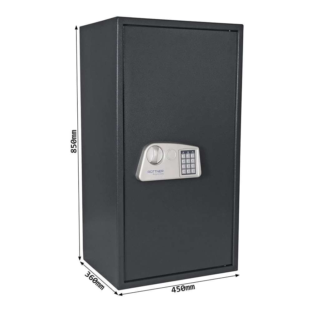 Seif mobila ROTTNER Jupiter 6, inchidere electronica, 850 x 450 x 360mm, antracit