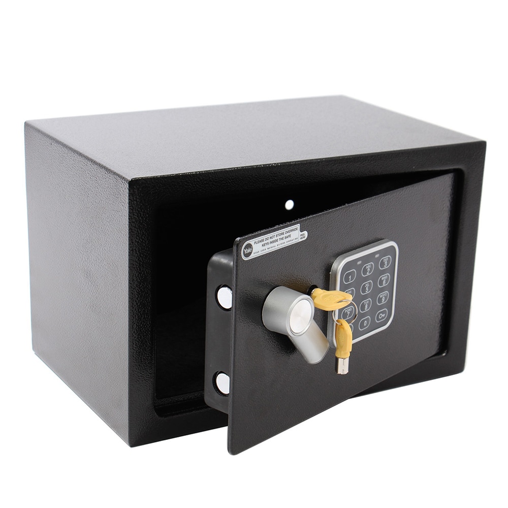 Seif compact YALE YSV/200/DB1, Inchidere electronica, 200 x 310 x 200 mm, negru