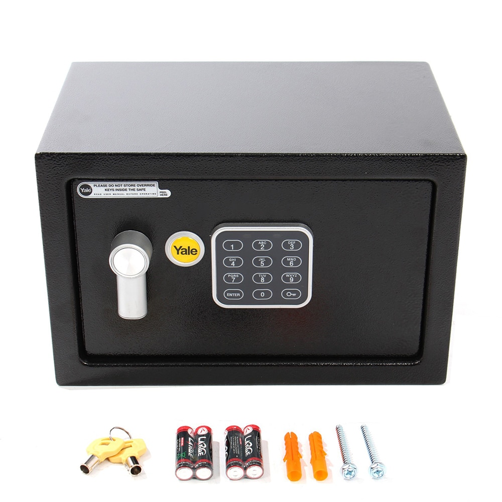 Seif rezidential YALE YSV/250/DB1, Inchidere electronica, 250 x 350 x 250 mm, negru