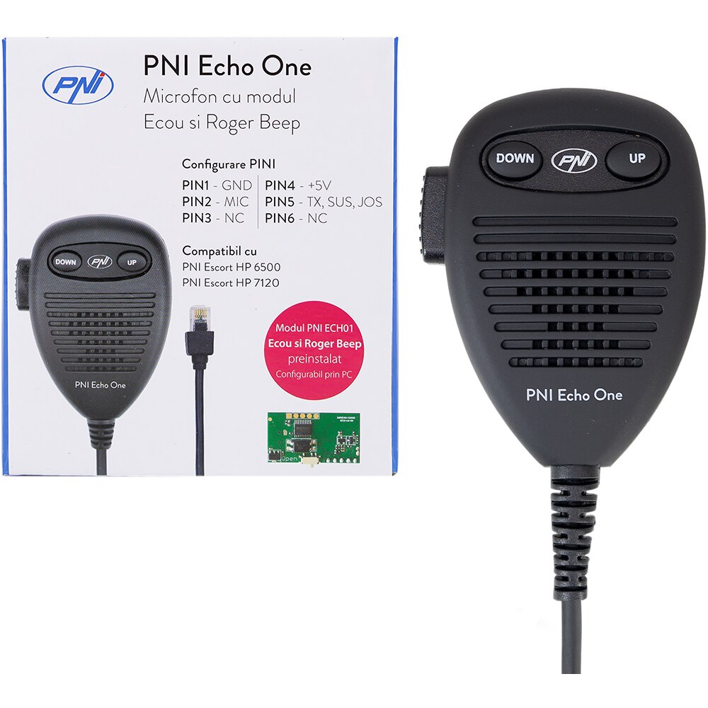Microfon PNI Echo One PNI-ECH-01, negru