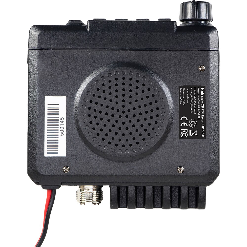 Statie radio CB PNI Escort HP 6550, 4W, ASQ reglabil, modul ecou