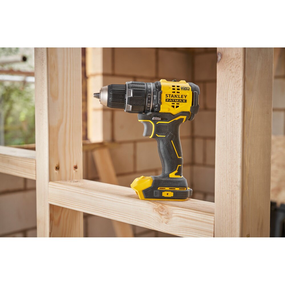 Masina de gaurit cu percutie STANLEY FATMAX SFMCD716D, 18V, 2Ah, Brushless, Li-Ion