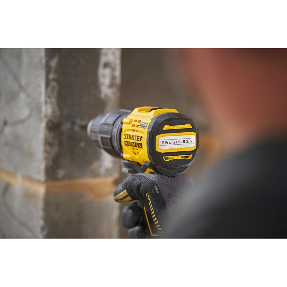 Masina de gaurit cu percutie STANLEY FATMAX SFMCD716D, 18V, 2Ah, Brushless, Li-Ion