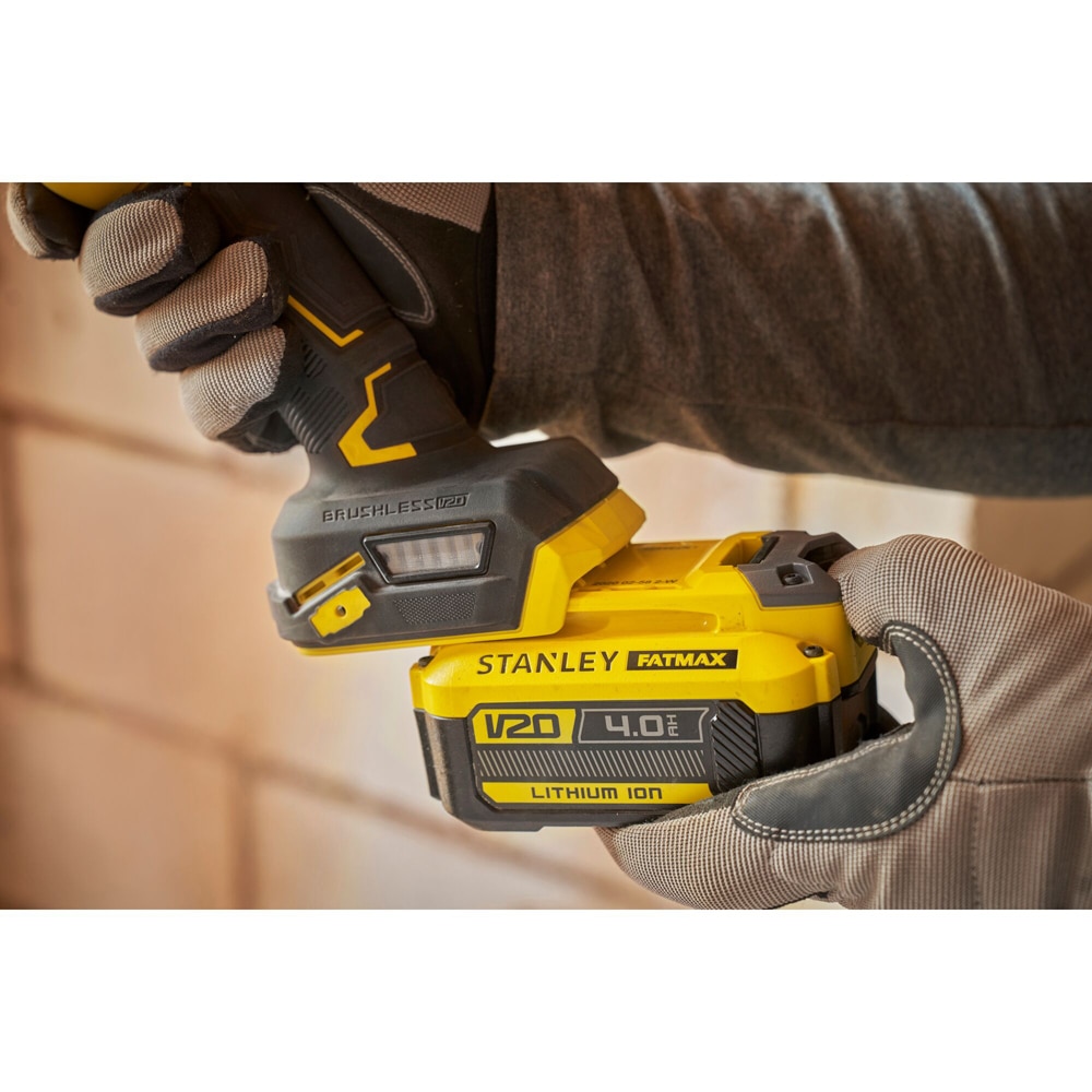 Polizor unghiular STANLEY FATMAX SFMCG710M1T, 18V, 125 mm, 4Ah, 1 acumulator, Brushless, Li-Ion